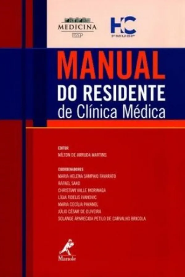 Capa de Manual do Residente de Clínica Médica