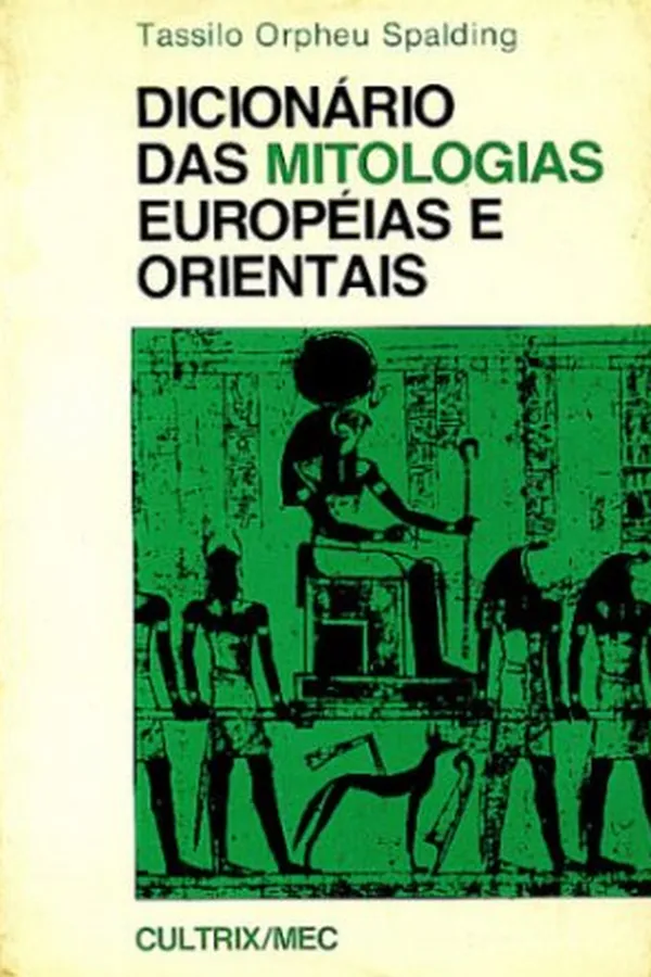 Capa de dicionário das mitologias européias e orientais