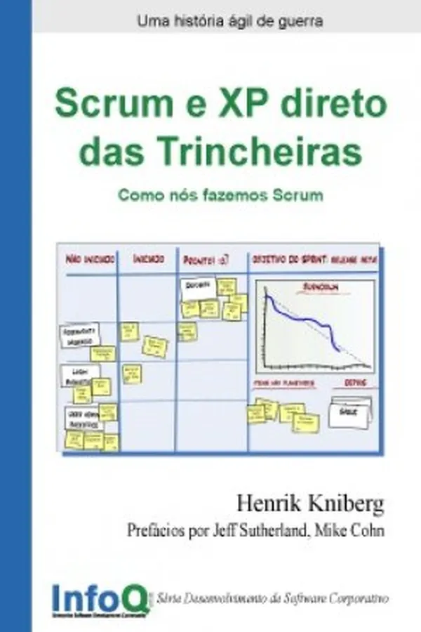 Capa de Scrum e XP direto das Trincheiras