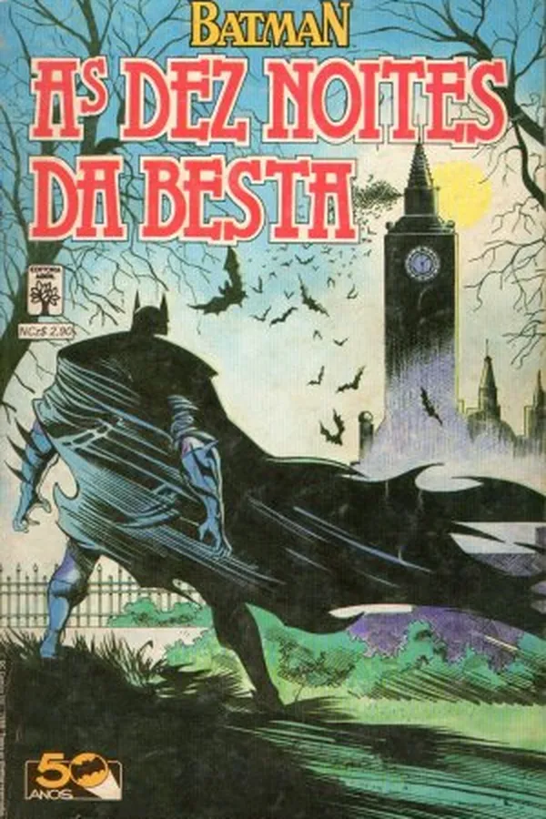 Cover of Batman: As Dez Noites da Besta