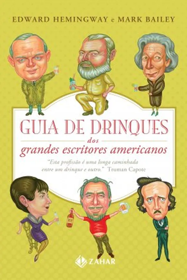 Capa de Guia de drinques dos grandes escritores americanos