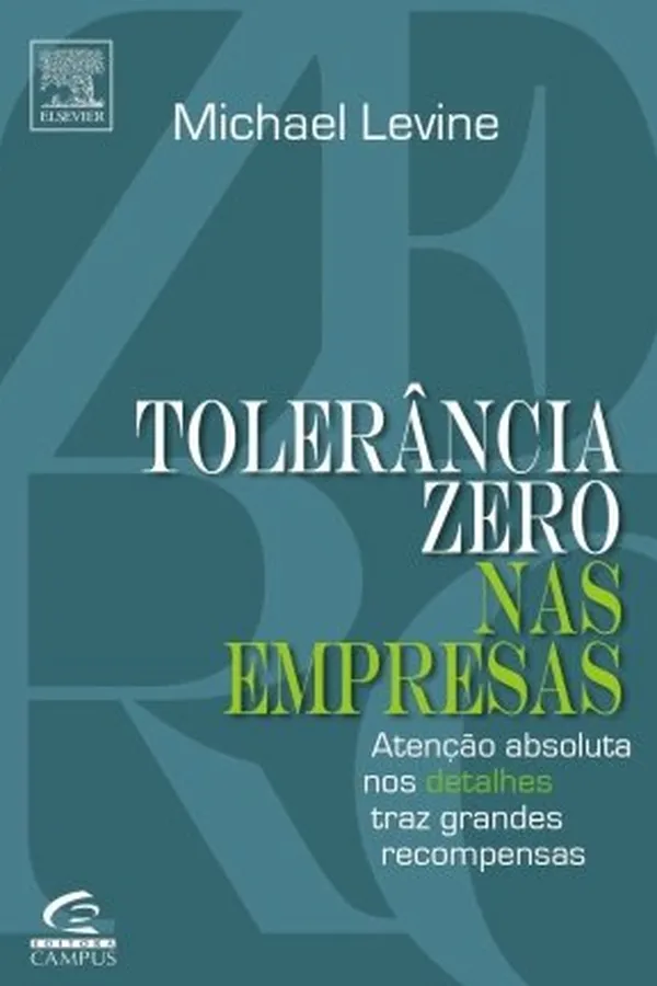 Cover of Tolerancia Zero Nas Empresas