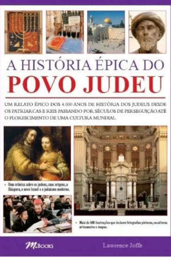 Capa de A História Épica do Povo Judeu