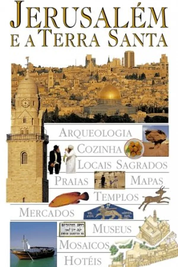 Capa de Guia Visual: Jerusalém e a Terra Santa