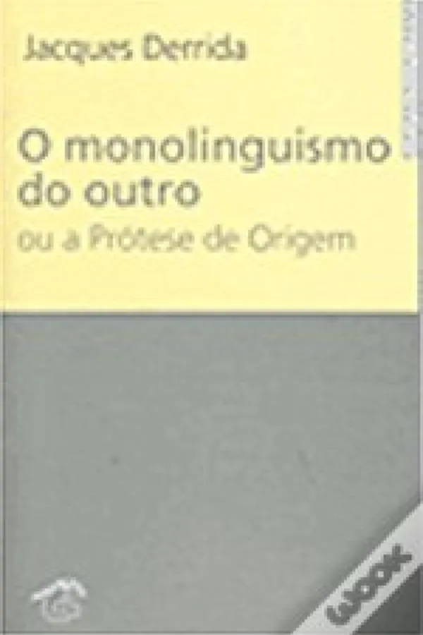 Capa de O Monolinguismo do outro