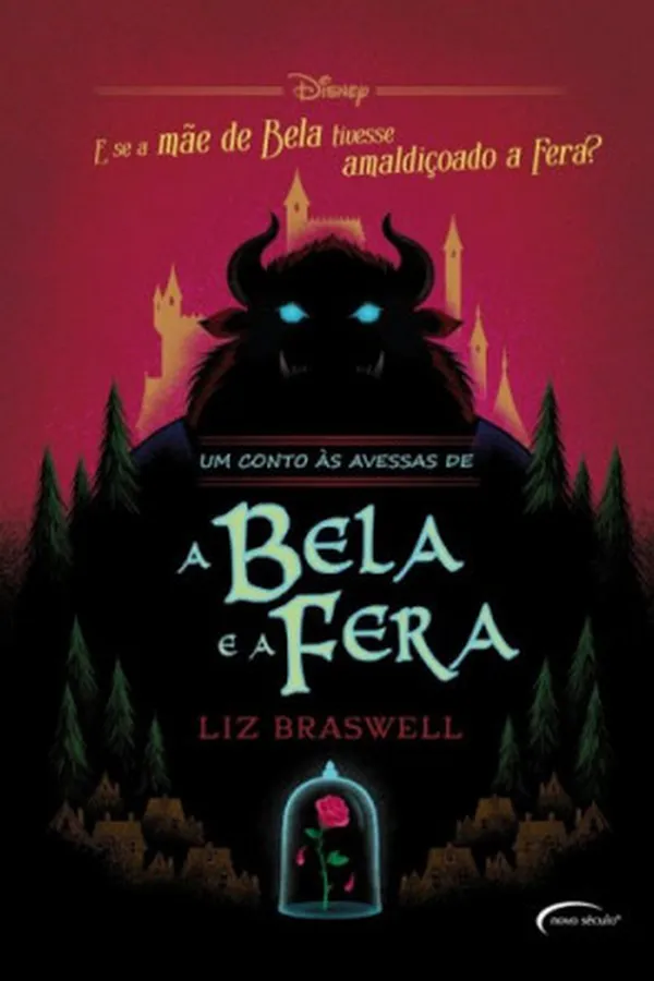 Capa de Um Conto às Avessas de a Bela e a Fera