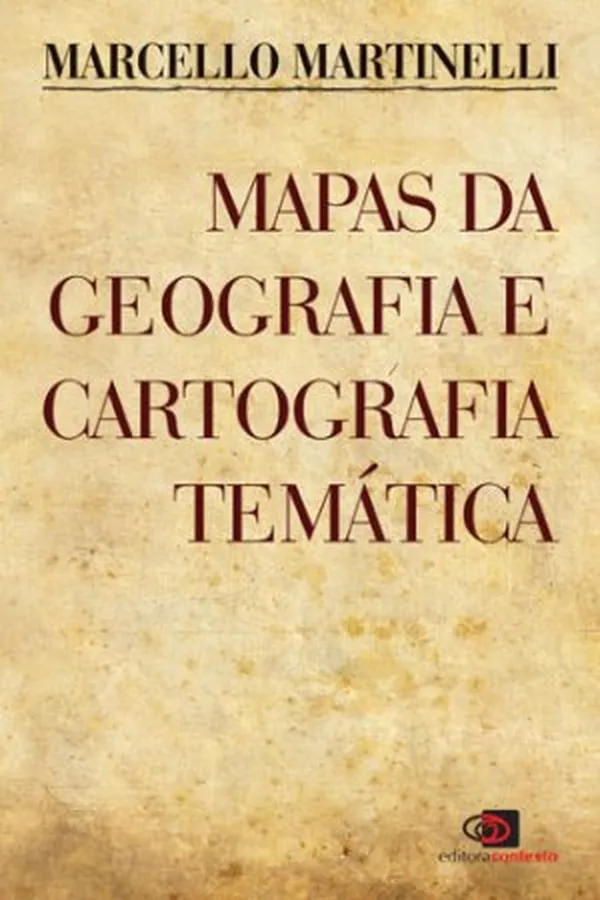 Capa de Mapas da geografia e cartografia temática