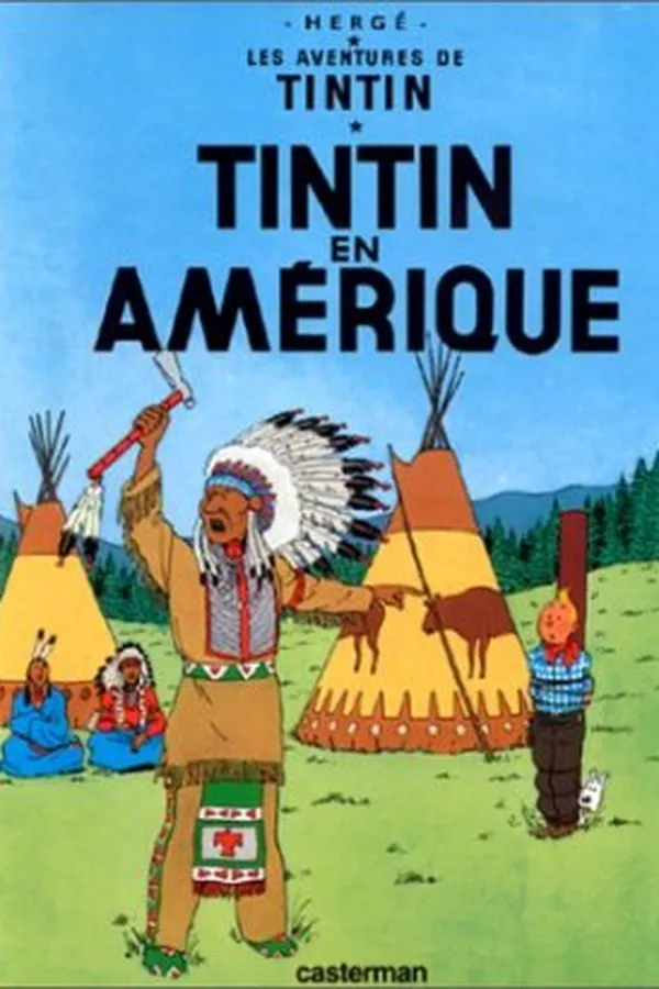 Capa de Tintin en Amérique