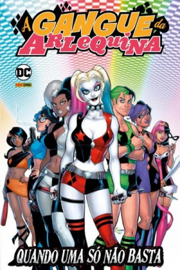 Capa de A Gangue da Arlequina