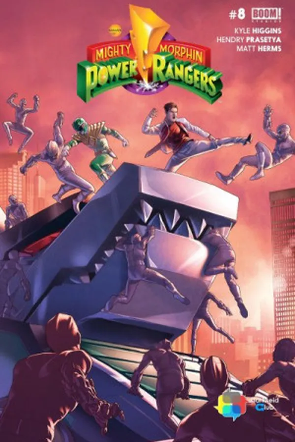 Capa de Mighty Morphin Power Rangers #08