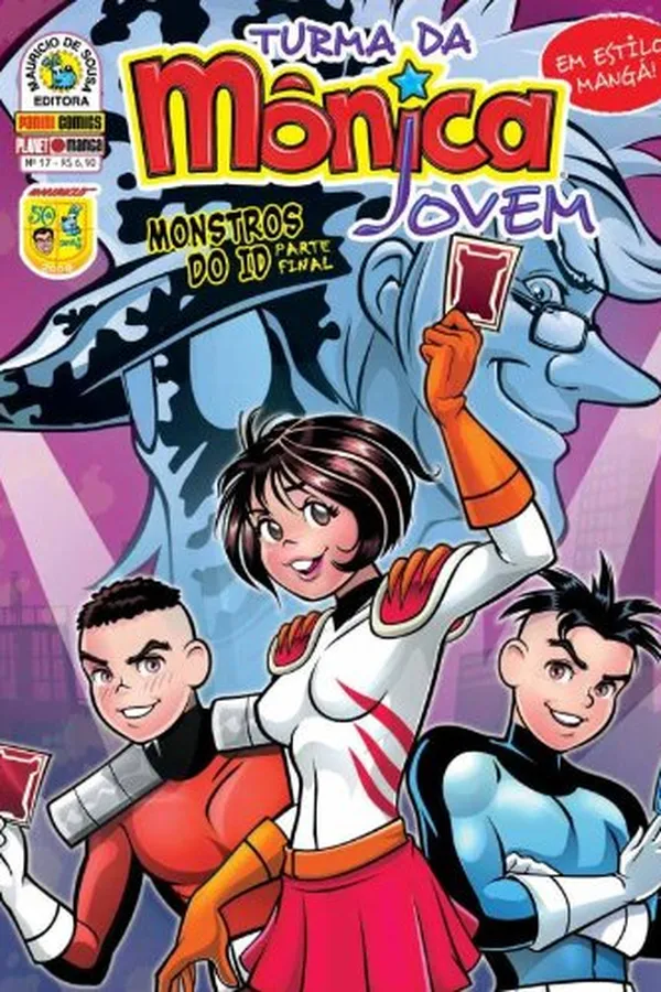 Capa de Turma da Mônica Jovem #17