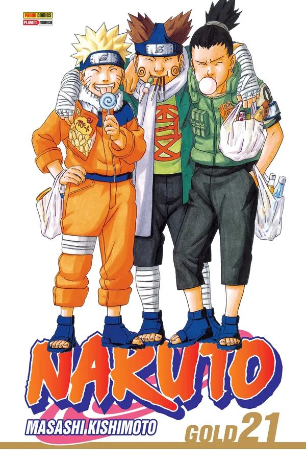 Capa de Naruto Gold - Volume 21
