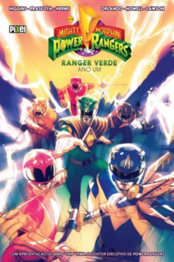 Capa de Mighty Morphin Power Rangers