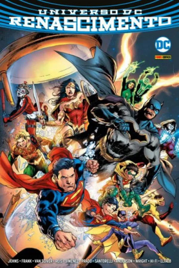Capa de Universo DC: Renascimento (Capa Variante Metalizada)