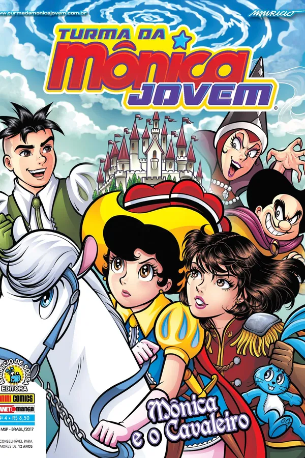 Capa de Turma da Mônica Jovem #104