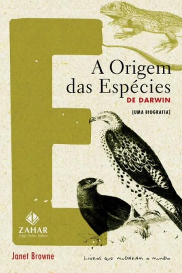 Capa de A origem das espécies de Darwin