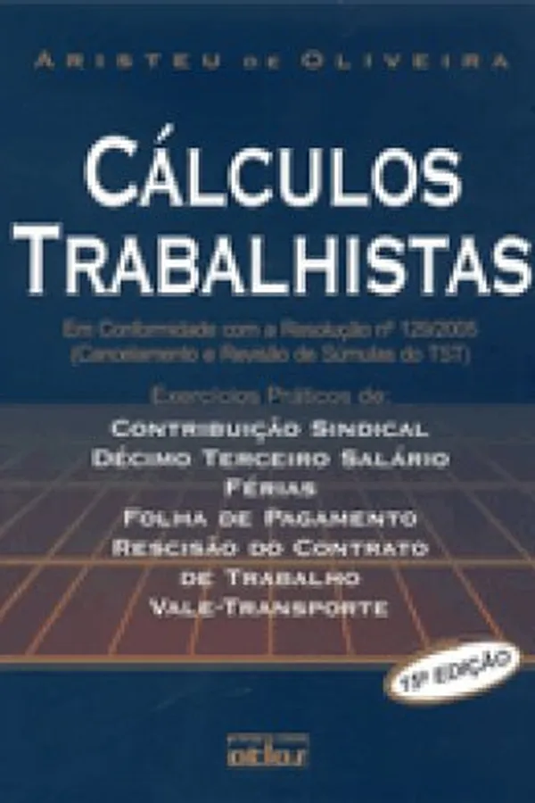 Capa de Cálculos Trabalhistas