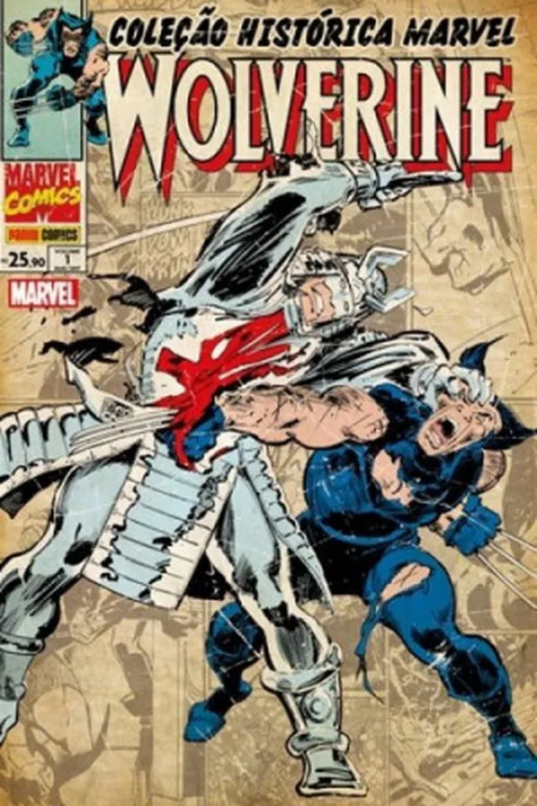 Capa de Coleção Histórica Marvel: Wolverine