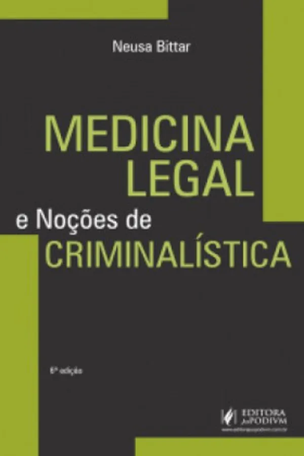 Capa de Medicina Legal e Noções de Criminalista