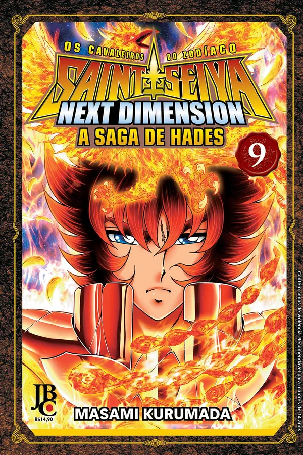 Capa de Cavaleiros do Zodíaco (Saint Seiya) - Next Dimension: A Saga de Hades - Volume 9