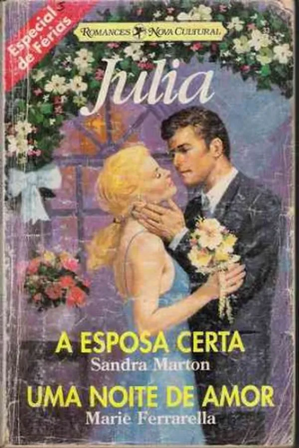 Capa de A esposa certa/Uma noite de amor
