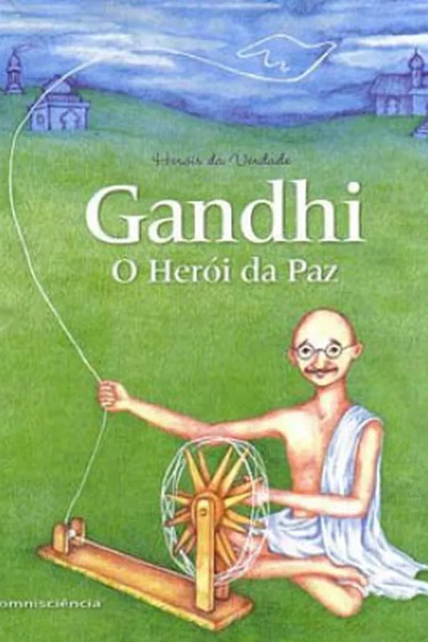 Capa de Gandhi, o herói da Paz