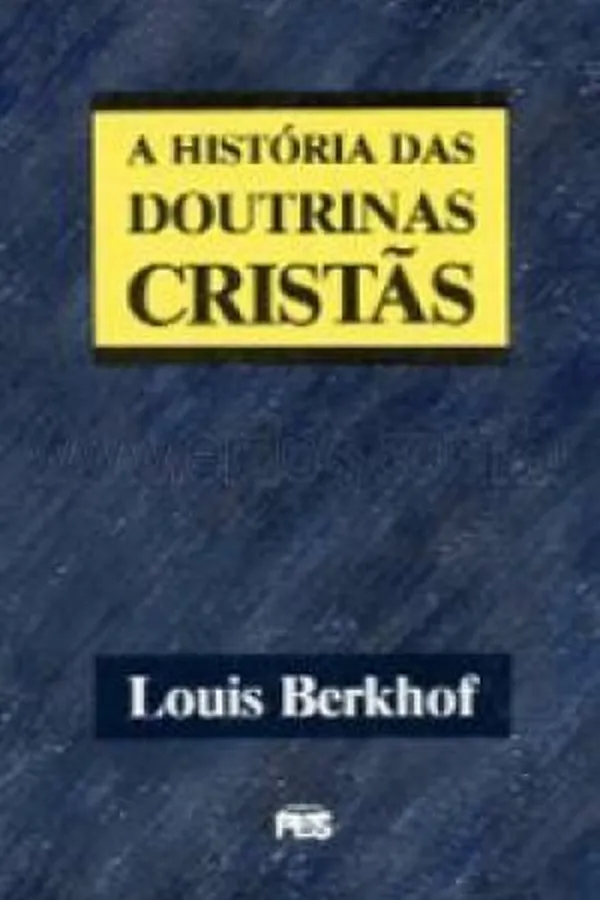 Capa de A História das Doutrinas Cristãs