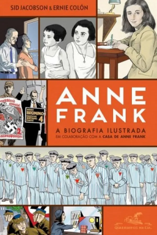 Capa de Anne Frank  A Biografia Ilustrada