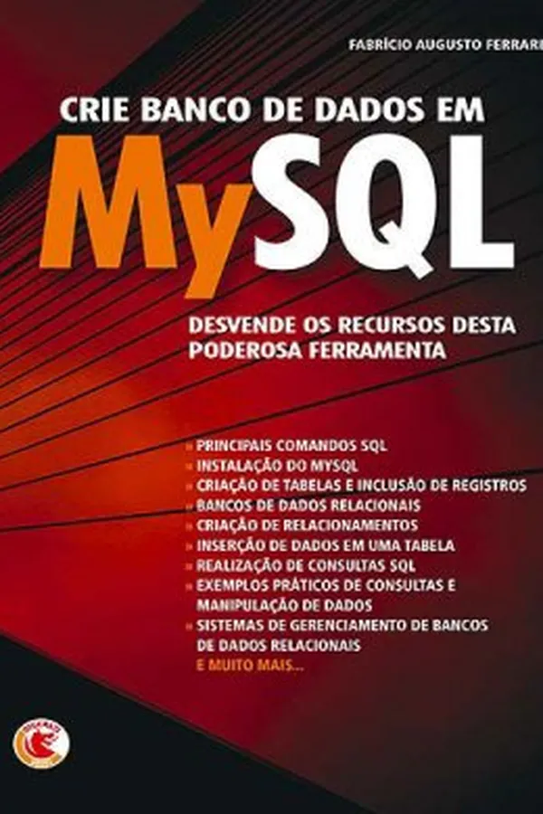 Capa de Crie Banco de Dados em MySQL