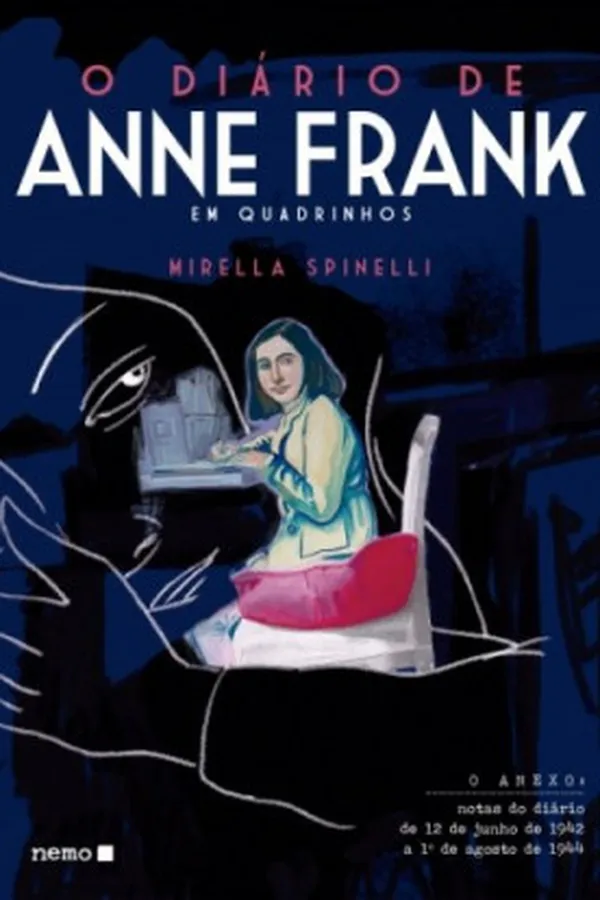 Capa de O diário de Anne Frank em quadrinhos
