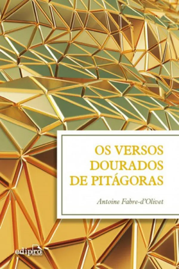 Capa de Os Versos Dourados de Pitágoras