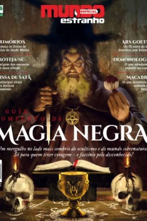 Capa de O guia completo da Magia Negra (Mundo Estranho)