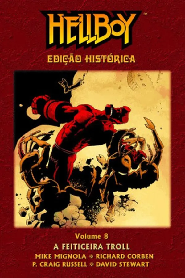Capa de Hellboy, Vol. 8: Edição Histórica