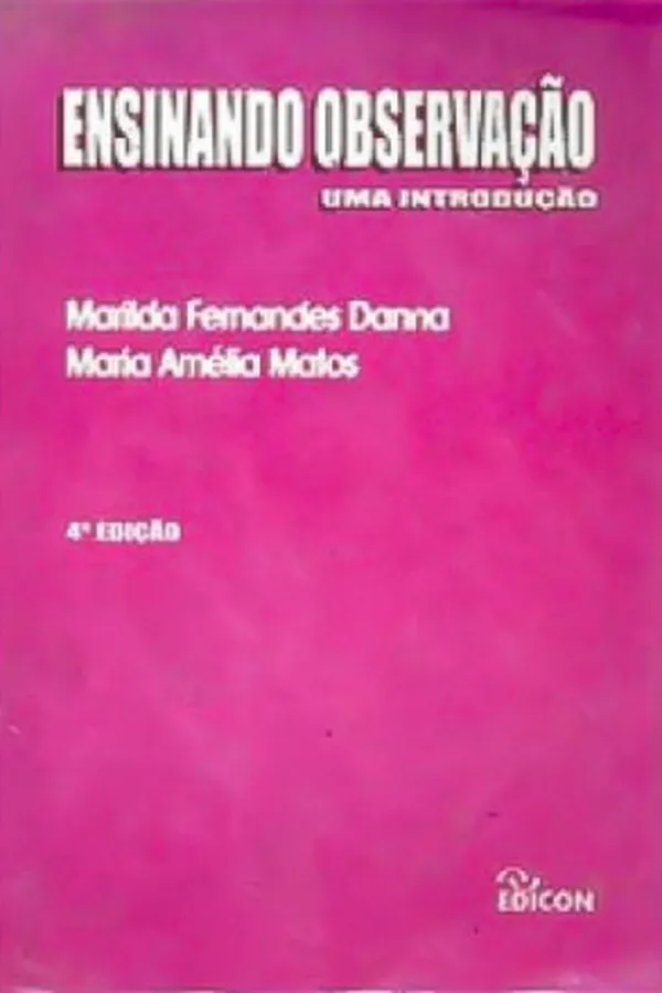 Capa de Ensinando observação