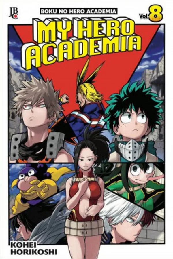Cover of My Hero Academia #08