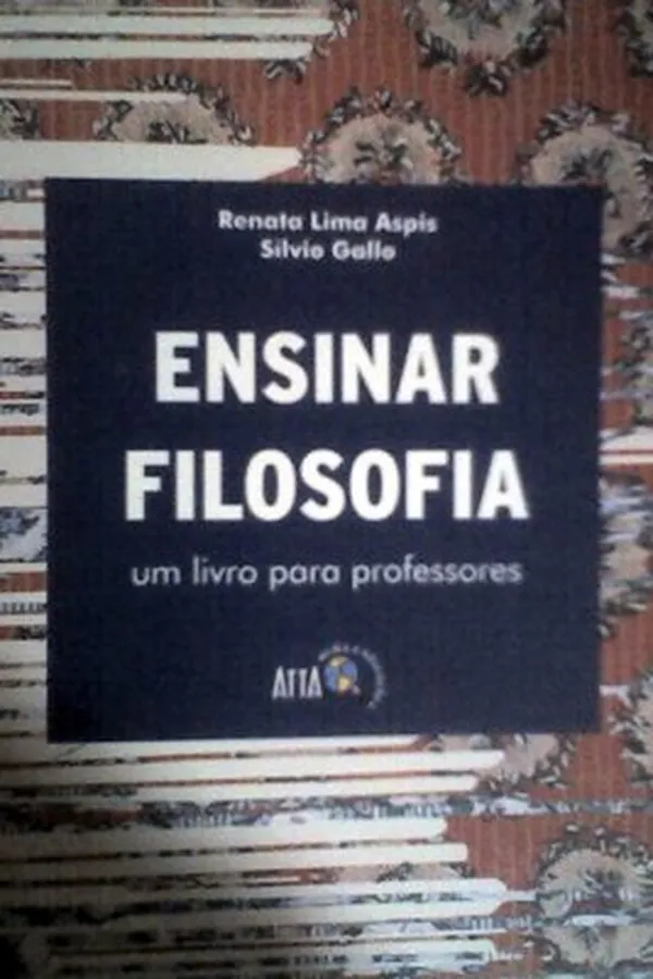 Capa de ENSINAR FILOSOFIA