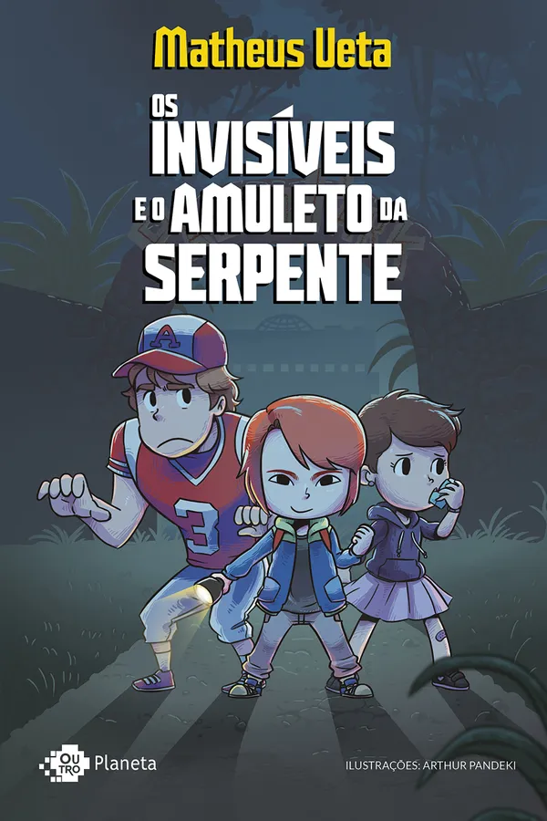 Capa de Os Invisíveis e o Amuleto da Serpente