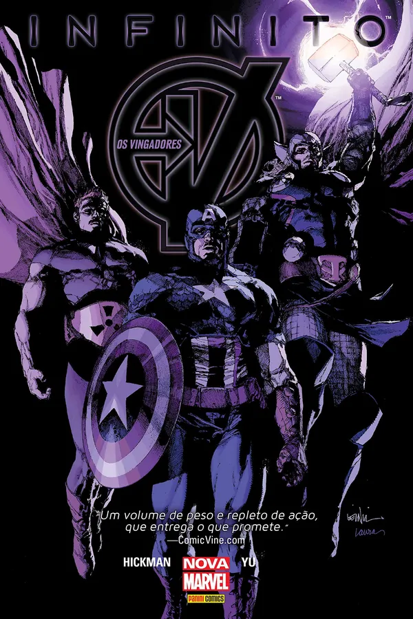 Capa de Os Vingadores: Infinito