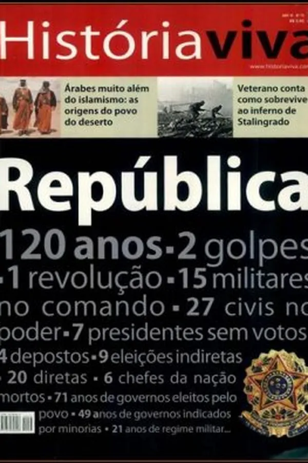 Capa de História Viva Ed. 73