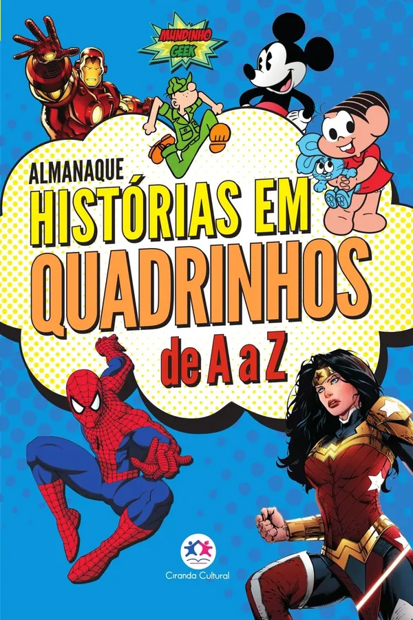 Capa de Almanaque Histórias em Quadrinhos de A a Z