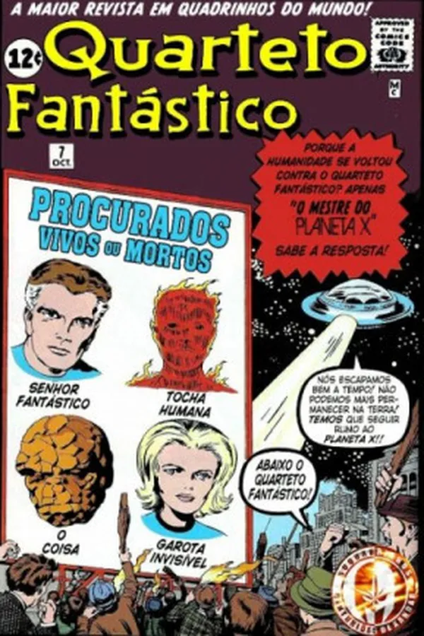 Capa de Quarteto Fantástico (1961) #7