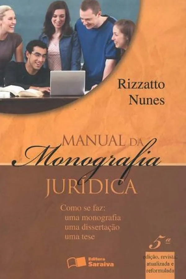 Capa de Manual da Monografia Jurídica
