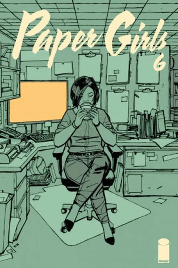Capa de Paper Girls #6