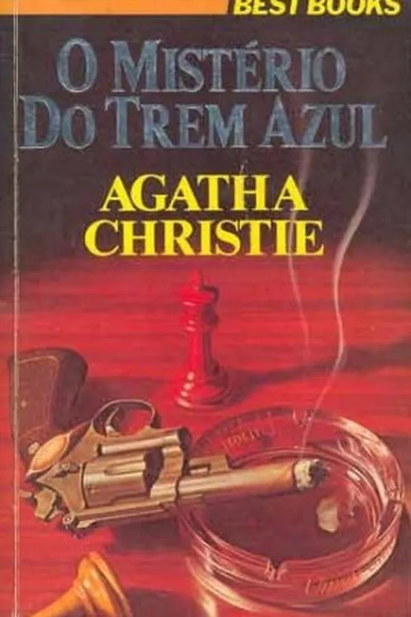 Capa de O Mistério do Trem Azul