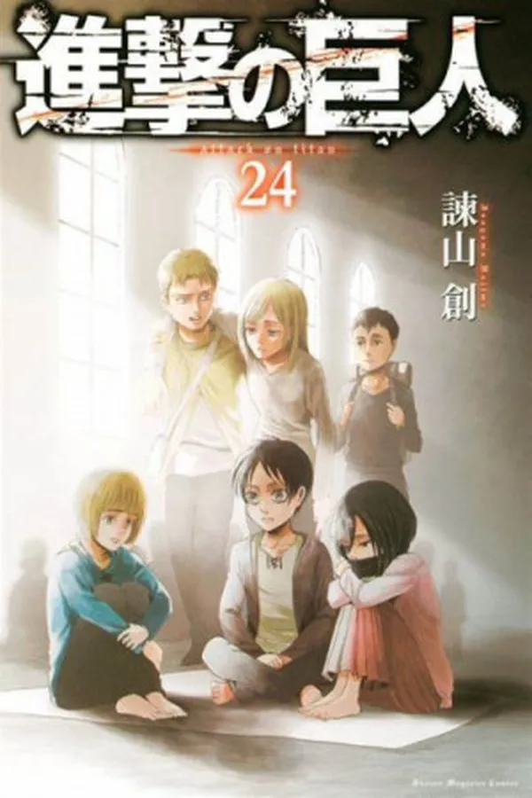 Capa de Shingeki no Kyojin #24