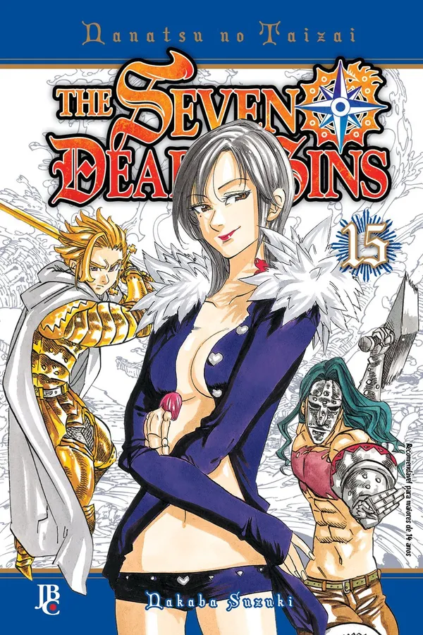 Capa de The Seven Deadly Sins. Nanatsu no Taizai - Volume 15
