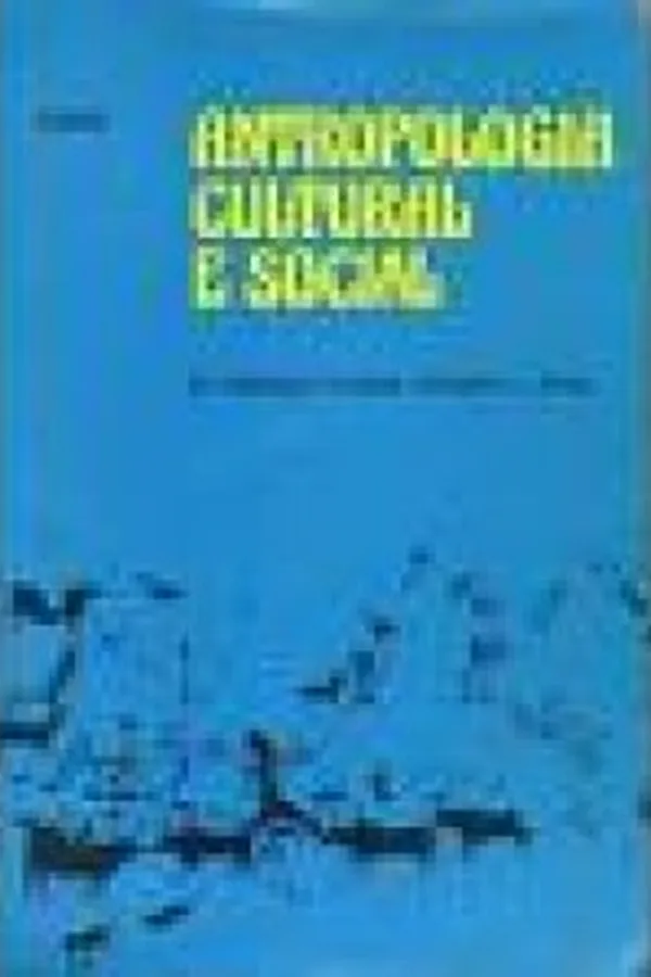 Capa de Antropologia Cultural e Social