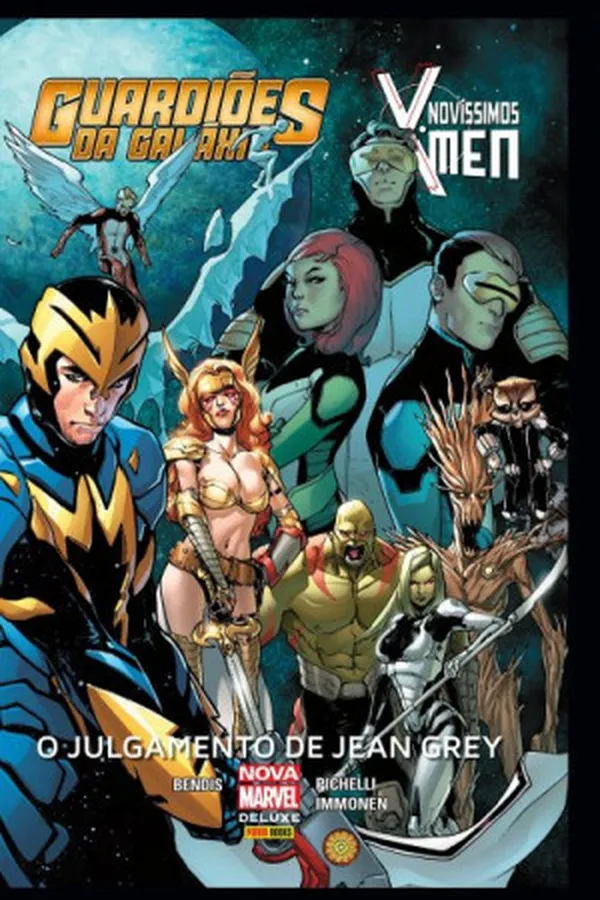 Capa de Guardiões da Galáxia & X-Men: O Julgamento de Jean Grey