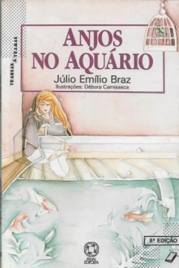 Capa de Anjos no Aquário