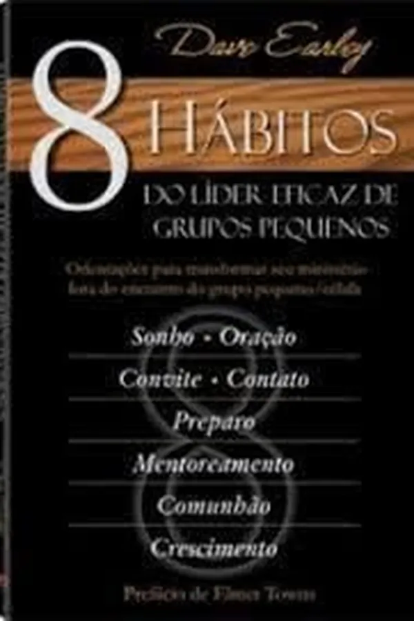 Capa de 8 HÁBITOS DO LÍDER EFICAZ DE GRUPOS PEQUENOS